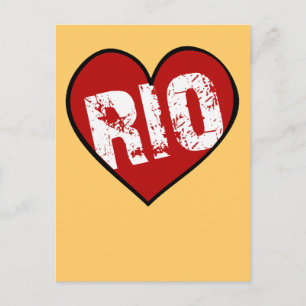 HEART RIO POSTCARD