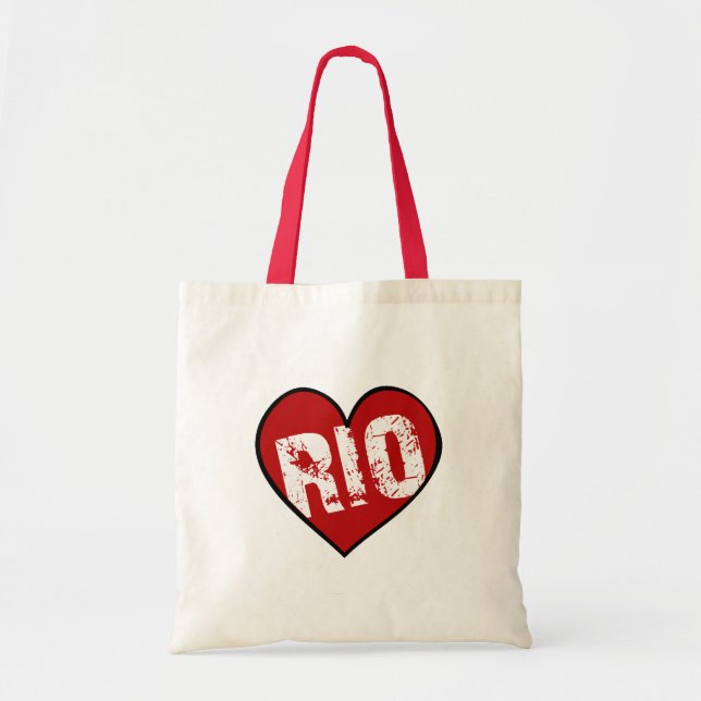 HEART RIO TOTE BAG (Front)