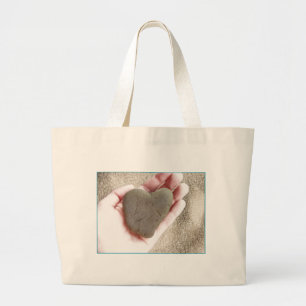 Heart Rock Beach Bag