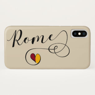 Heart Rome Mobile Phone Case, Italy Case-Mate iPhone Case