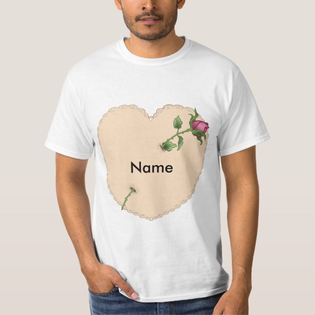 Heart Rose  t-shirts (Front)