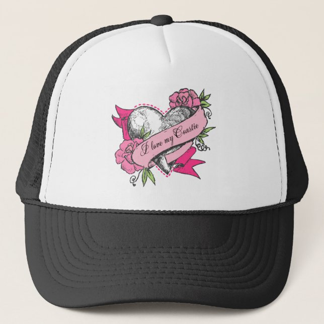 Heart & Roses Trucker Hat (Front)