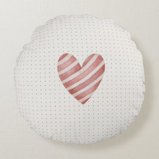 Heart Round Pillow