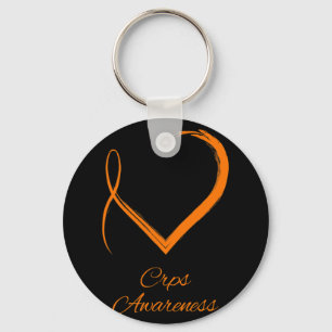 Heart RSD CRPS Awareness 1 Key Ring