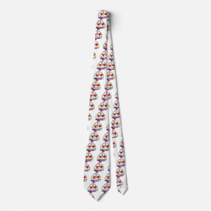 Heart Sailboat Tie