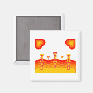 Heart-Scape Magnet