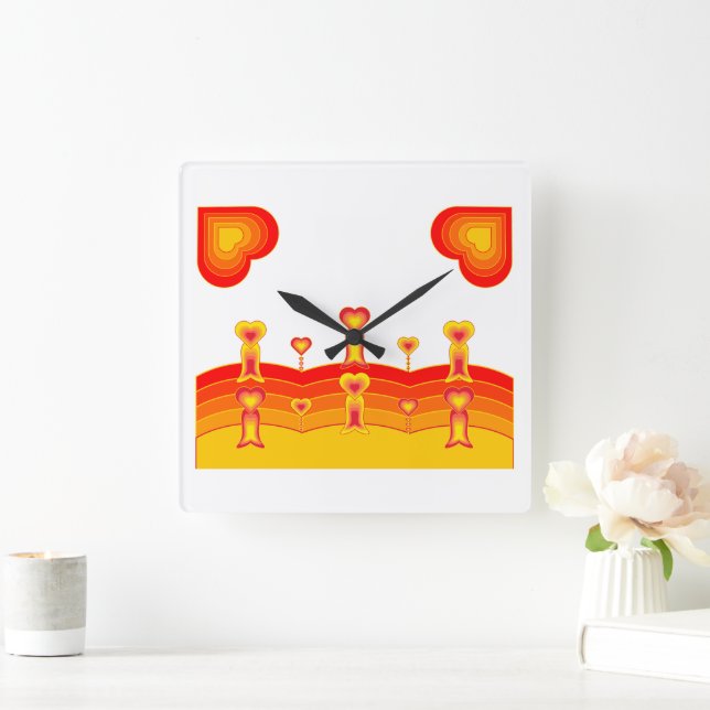 Heart-Scape Wall Clock (Home)