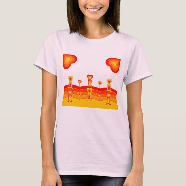 Heart-Scape Women's T-Shirt (Front)