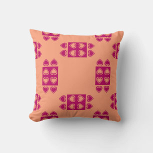 Heart Seamless abstract ornate Cushion