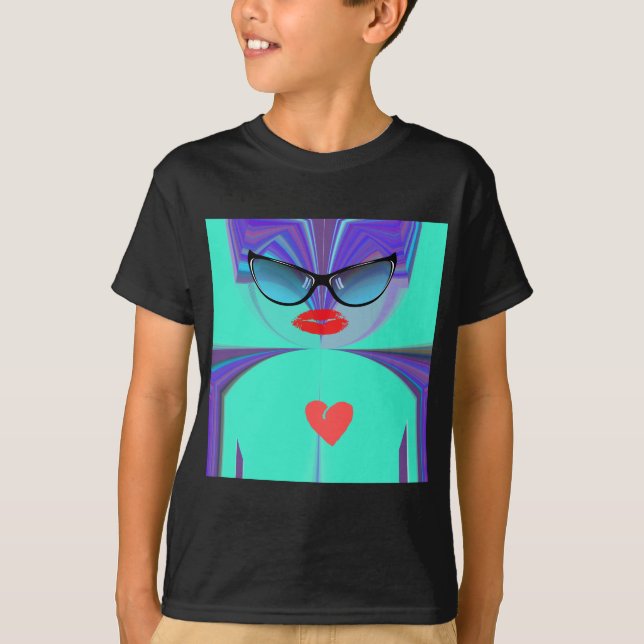 Heart Selfie T-Shirt (Front)