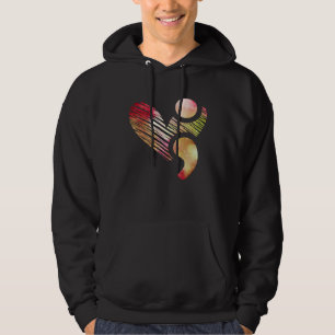 Heart Semicolon Vintage Mental Health Awareness Su Hoodie