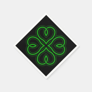 Heart Shamrock Napkins