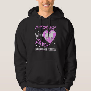 Heart Shape Dog Just A Girl Who Loves Jack Russell Hoodie