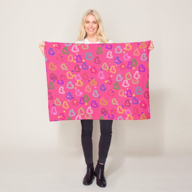 heart shape face blanket (In Situ)
