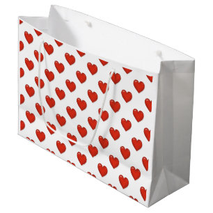 Heart Shape Large Gift Bag
