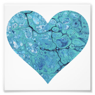 Heart Shape Painting Print