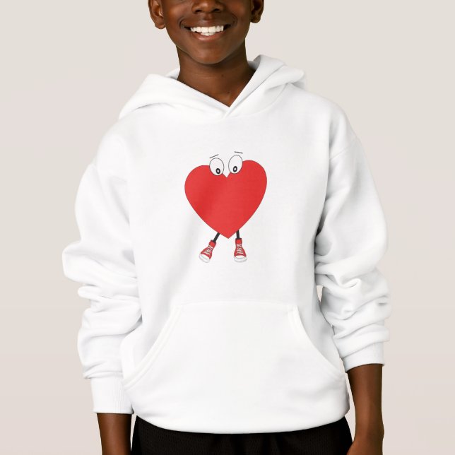 Heart Shape Red Cute Love Character Design (Front)