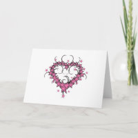 heart shape stars tattoo design