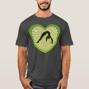 Heart Shape Stretching Yoga Pose T-Shirt
