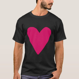 Heart Shape Symbol Love Kindness Peace Ruby T-Shirt
