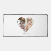 Heart Shaped 2 Photo Collage Poster