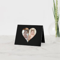 Heart Shaped 2 Photo Collage Poster