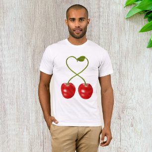 Heart Shaped Cherry Stem T-Shirt