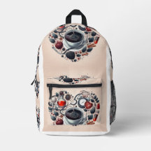 Heart-Shaped Coffee Cup Cosy Atmosphere Bag