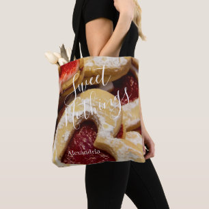 Heart Shaped Cookie Photo Sweet Nothings Tote Bag