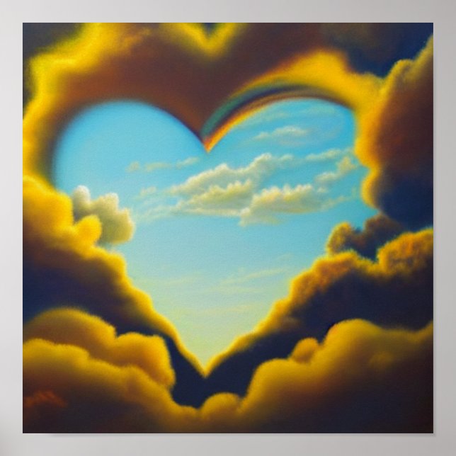 Heart Shaped Hole in the Sky Poster (Front)