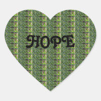 Heart-Shaped Hope Sticker for Chronic Illnesses <3