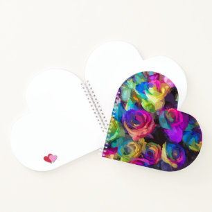 Heart shaped journal