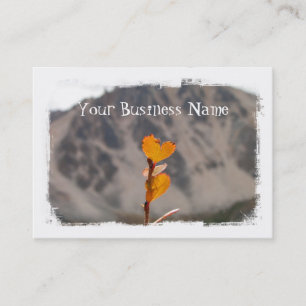 Heart-Shaped Leaf Business Card