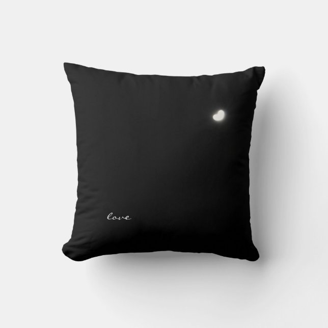 Heart Shaped Moon Cushion (Front)