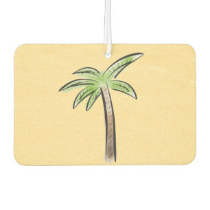 Heart shaped Palm tree Car Air Freshener