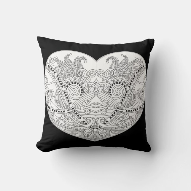 Heart Shaped Pattern Cushion (Front)