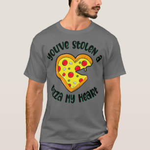 Heart Shaped PizzaFunny Foodie Tee For Men 968