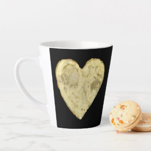 Heart Shaped Potato Chip Latte Mug