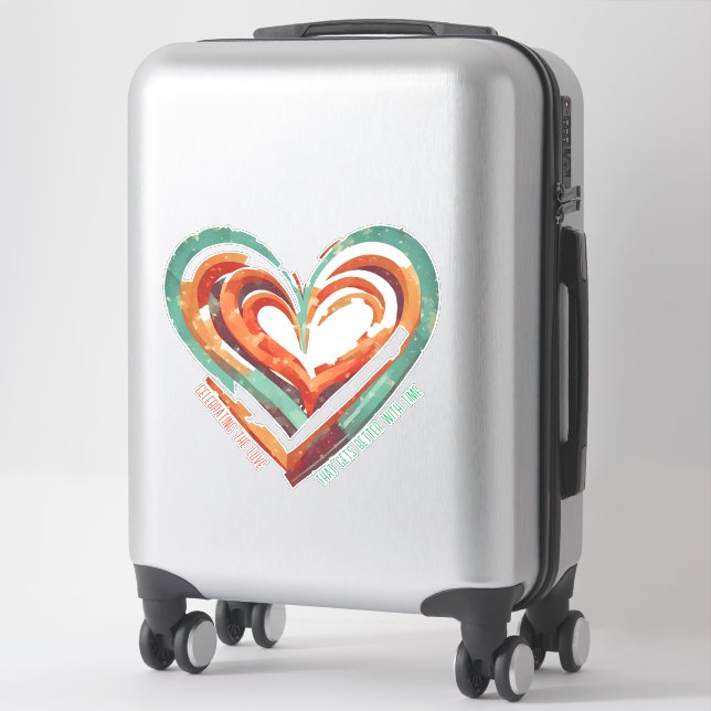 Heart-Shaped Retro (Suitcase)