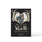 Heart Shaped Skeleton Hands Photo Save the Date