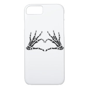 Heart-Shaped Skeleton Hands - Unique Art For Skele Case-Mate iPhone Case