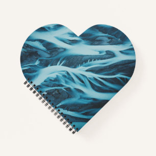 Heart Shaped Spiral Bound Notebook