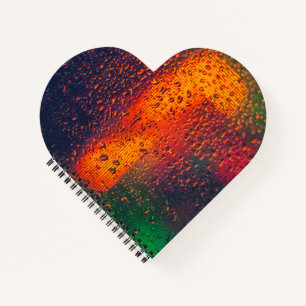 Heart Shaped Spiral Bound Notebook