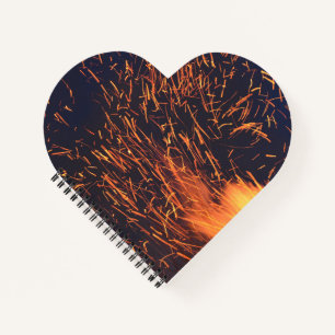 Heart Shaped Spiral Bound Notebook