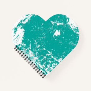Heart Shaped Spiral Bound Notebook