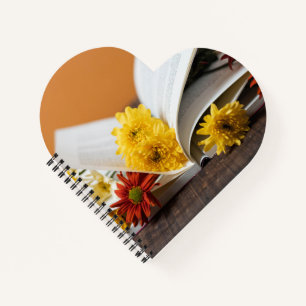 Heart Shaped Spiral Bound Notebook