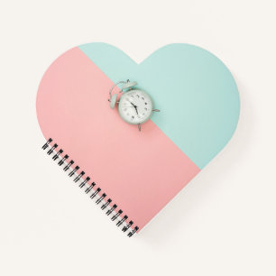 Heart Shaped Spiral Bound Notebook