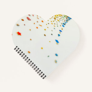 Heart Shaped Spiral Bound Notebook