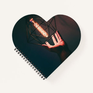 Heart Shaped Spiral Bound Notebook