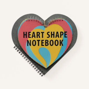 Heart-Shaped Spiral  Notebook